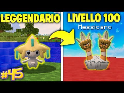 LEGGENDARIO! E MESSICANO A LIVELLO 100! - Minecraft ITA Pixelmon GX 45