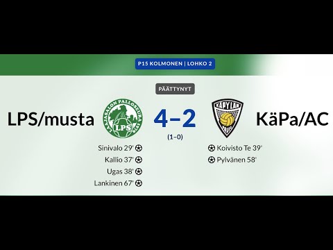 P15 Kolmonen: LPS/musta - KäPa/AC 4.6.2021