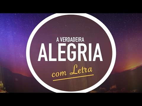 Alegria Está No Coração video