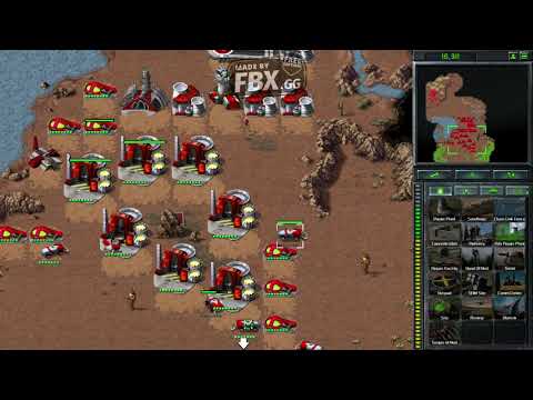 C&C Tiberian Dawn Remastered Skirmish - Nod vs 5 GDI