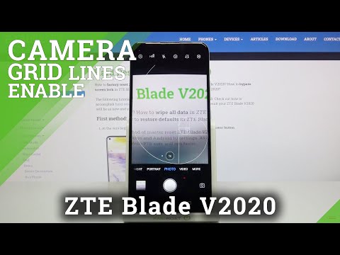 How to Manage Grid Lines in ZTE Blade V2020 -  Add Grid Lines Feature