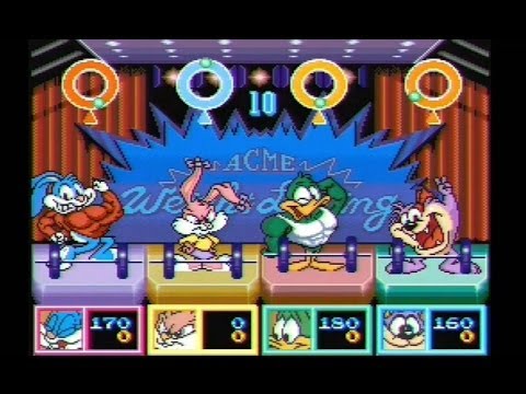 Tiny Toon Wacky Sports Challenge Gameplay SNES Super Nintendo
