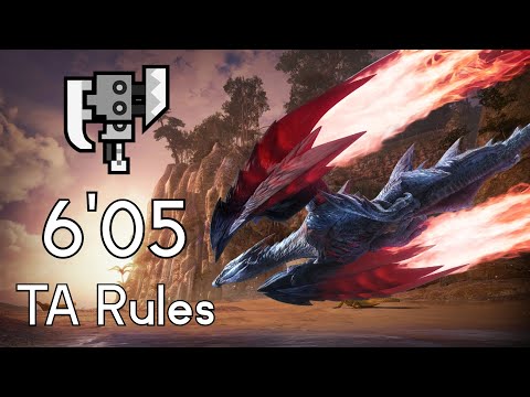 [MHR: Sunbreak PC] MR★6 Crimson Glow Valstrax Switch Axe solo TA Rules 6'05 | 奇しき赫耀のバルファルク スラッシュアックス