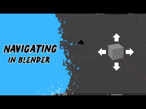 How To Navigate Around the Viewport in Blender 4.2 ( 2024 )