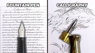 What Separates Everyday Fountain Pens From Formal Calligraphy Pens