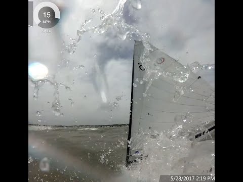 RS Aero - POV Capsize While Surfing