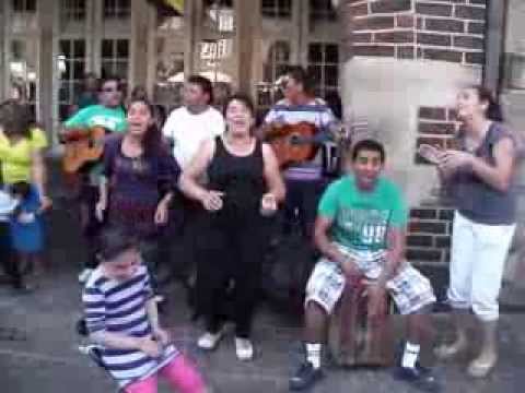 Street musicians from Slovakia in Bremen on Saturday, August 24, 2013