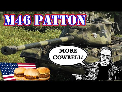 M46 Patton🇺🇸🇺🇸🇺🇸(🎤MIC) MORE COWBELL(PREMIUM)! || wot console