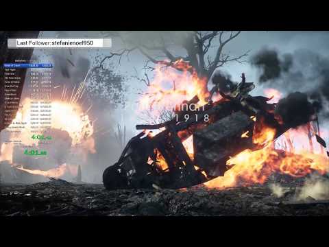 Battlefield 1 Campaign Speedrun any% 1:47:06.41 old Worldrecord