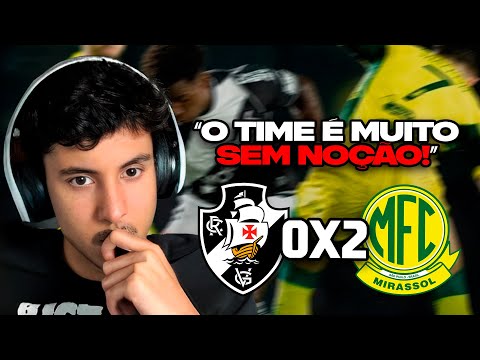 RENATO REAGE: VASCO 0 X 2 MIRASSOL | MELHORES MOMENTOS | 37ª RODADA BRASILEIRÃO 2025