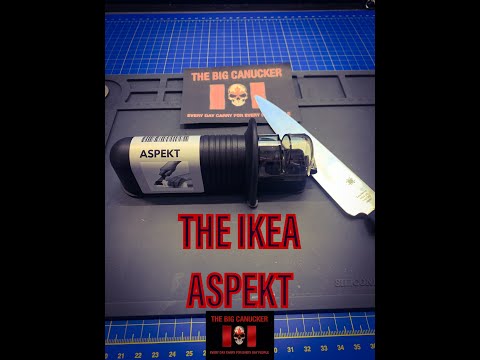 A look at The Ikea ASPEKT Pull Through Sharpener....Does It Work?