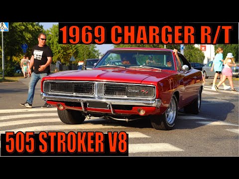 505 Stroker '69 Dodge Charger R/T - Tire Smoking Mopar Classic!!