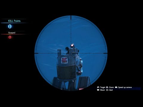 Sniper Minigame - Crisis Core Final Fantasy 7 Reunion