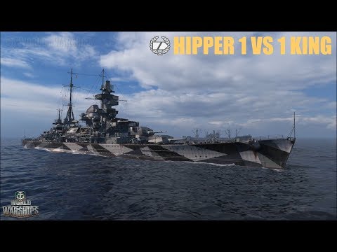 HIPPER - 1 vs 1 KING - World of Warships