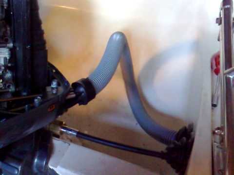 Outboard motor PVC cable tube