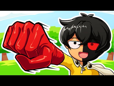 Beating Minecraft as ONE PUNCH MAN LIVE!