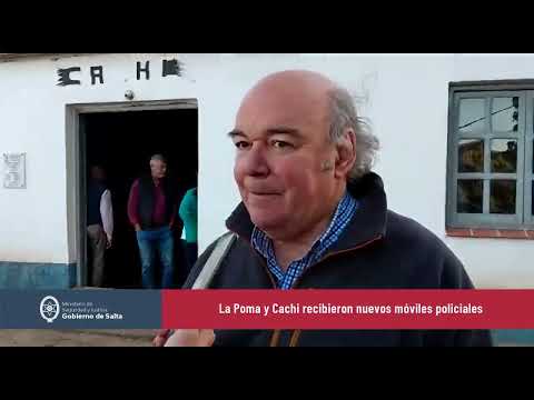 La Poma y Cachi recibieron nuevos móviles policiales