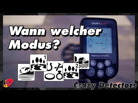 Nokta Makro Simplex - Which mode to use? Field | Park | Beach | All metals [German tutorial]