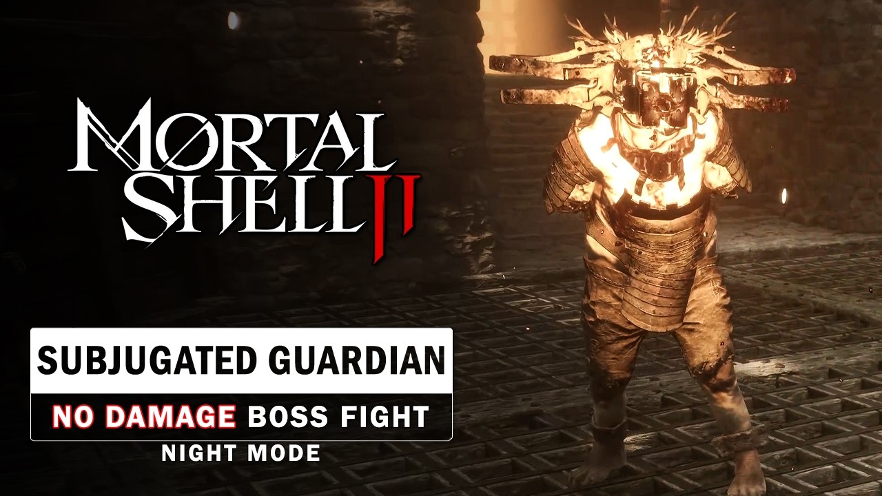 Mortal Shell 2 - Subjugated Guardian Boss Fight (No Damage / Night Mode)