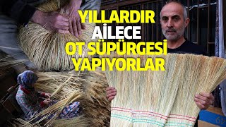 AYDA BİN ADET OT SÜPÜRGESİ ÜRETİYORLAR - TOKAT NİKSAR'DA AİLECEK YILLA