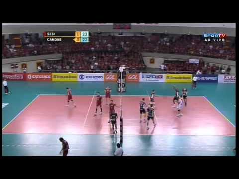 SESI 3 X 0 CANOAS - 3ºJG QUARTAS - SL MASCULINA 12/13