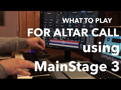 Worship Keys for Altar Call Using Sunday Keys in MainStage 3