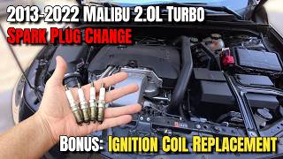 How to Replace Spark Plugs & Ignition Coils | 2013-2022 Chevy Malibu 2.0L Turbo