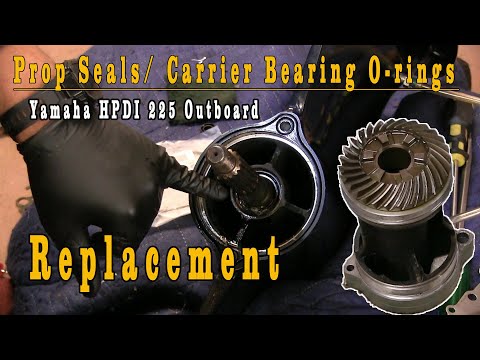 Prop Shaft Seals and Carrier Bearing O Rings Replacement (Yamaha 225 HPDI Outboard)
