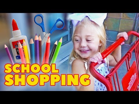 EVERLEIGH GOES SCHOOL SHOPPING FOR THE VERY FIRST TIME!!!