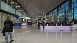 Walking from Terminal C to New D gates at DFW