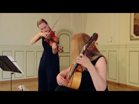 Paganini : Sonata concertata Duo Luminoso ( Laura Zarina, Heike Matthiesen)