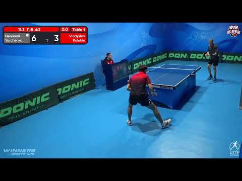 17:00 Hennadii Yurchenko 3 - 0 Vladyslav Kaluhin West 3 WIN CUP 12.10.2022 | TABLE TENNIS WINCUP