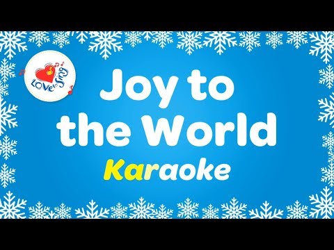 Joy to the World Karaoke Christmas Instrumental Music Only with  Lyrics