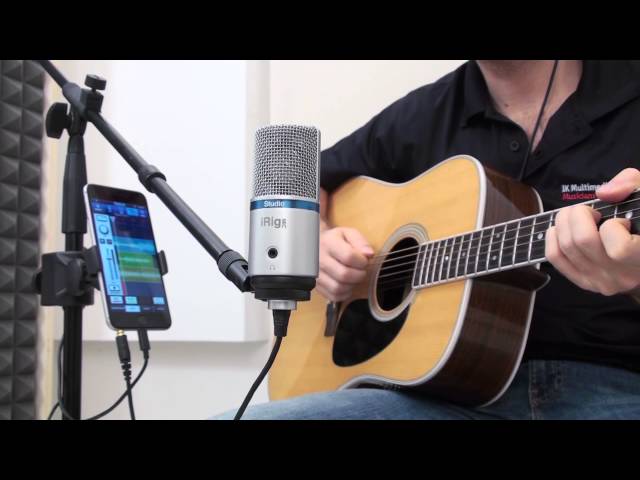 Video Teaser für iRig Mic Studio - Ultra-portable large-diaphragm microphone for iPhone, iPad, Mac/PC & Android