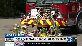 Fallen firefighter from Plainville to be honored with wake
