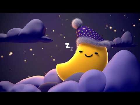 Lullaby for Babies To Go To Sleep #097 ♥♥ Most Soothing Bedtime Lullaby  ♫♫ Cute Smiling Moon Asleep