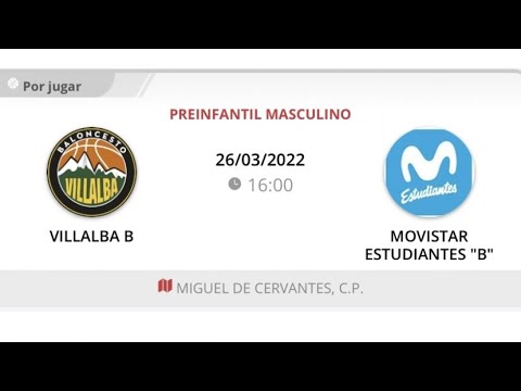Preinfantil masc B VILLALBA - ESTUDIANTES
