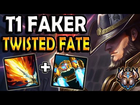 T1 Faker TWISTED FATE vs AKALI [ MID ] Patch 10.25 Ranked Korea ✅