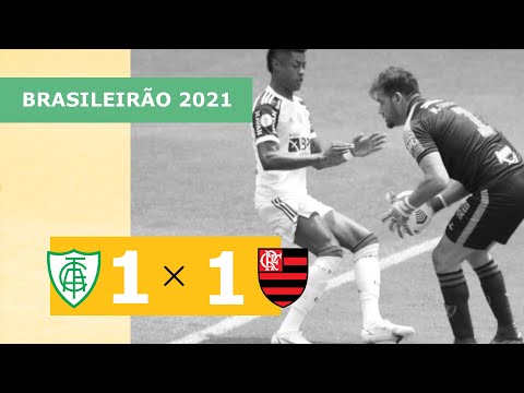 América-MG 1 x 1 Flamengo – Gols – 26/09 – Brasileirão 2021