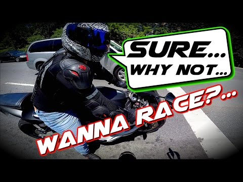 Zero FXS Electric motorcycle vs CBR 600 / Corvette Stingray Thug life / Eco Mode