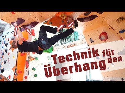 Klettern und Bouldern im Dach: die Kunst sich zu verspannen