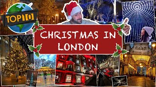 CHRISTMAS IN LONDON VIDEO 🎄🎅🏼Best Attractions | Markets | Trees | Lights | Ice Skating & More...