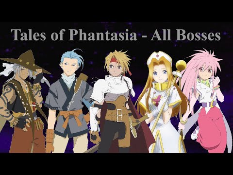 Tales of Phantasia PS1 - All Bosses (Mania)