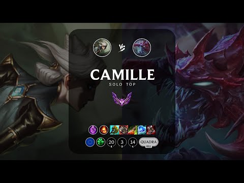 Camille Top vs Cho'Gath - EUW Master Patch 13.5