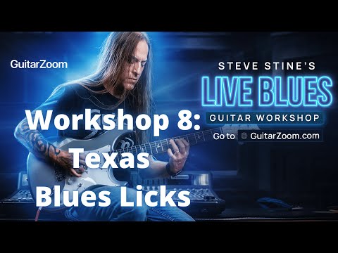 Steve Stine Live Blues Guitar Workshop #8: Texas Blues Licks and Soloing