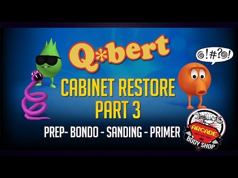 Q-bert Arcade Cabinet Repair - Part 3