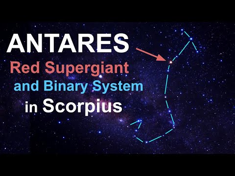 Antares: Bright Binary Pair in Scorpius the Scorpion