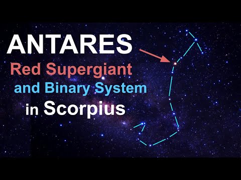 Antares Star System - Bright Binary Pair in Scorpius the Scorpion