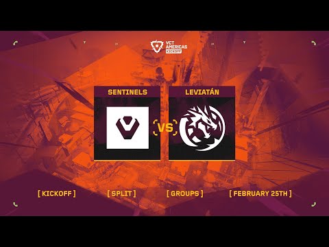 Sentinels vs. Leviatán - VCT Americas Kickoff - Group Stage D7 - Map 1