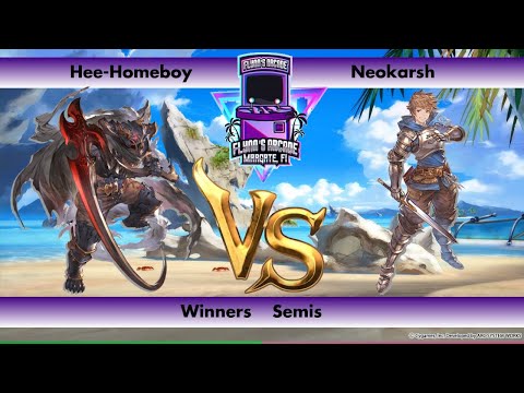 Flynn's Arcade 076 Winners Semis - Hee-Homeboy (Vaseraga) Vs Neokarsh (Gran) Granblue Fantasy Versus